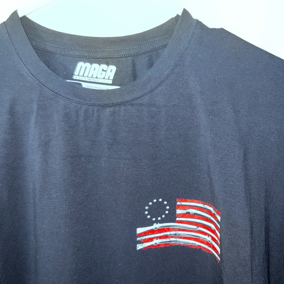 MAGA Merch Mens “When Tyranny Becomes Law” Navy Short Sleeve T-Shirt Size 4X - Picture 3 of 5